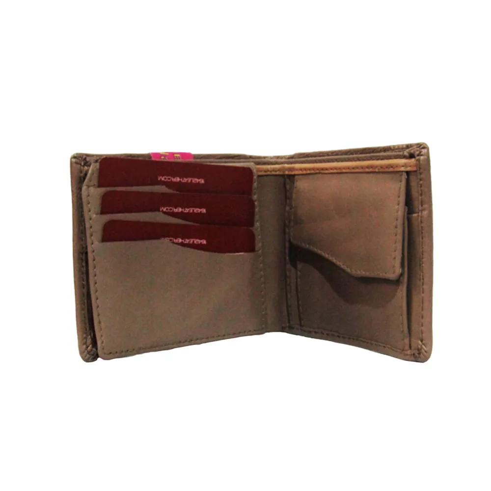 Pielex Cream Leather Wallet (Luxurious)