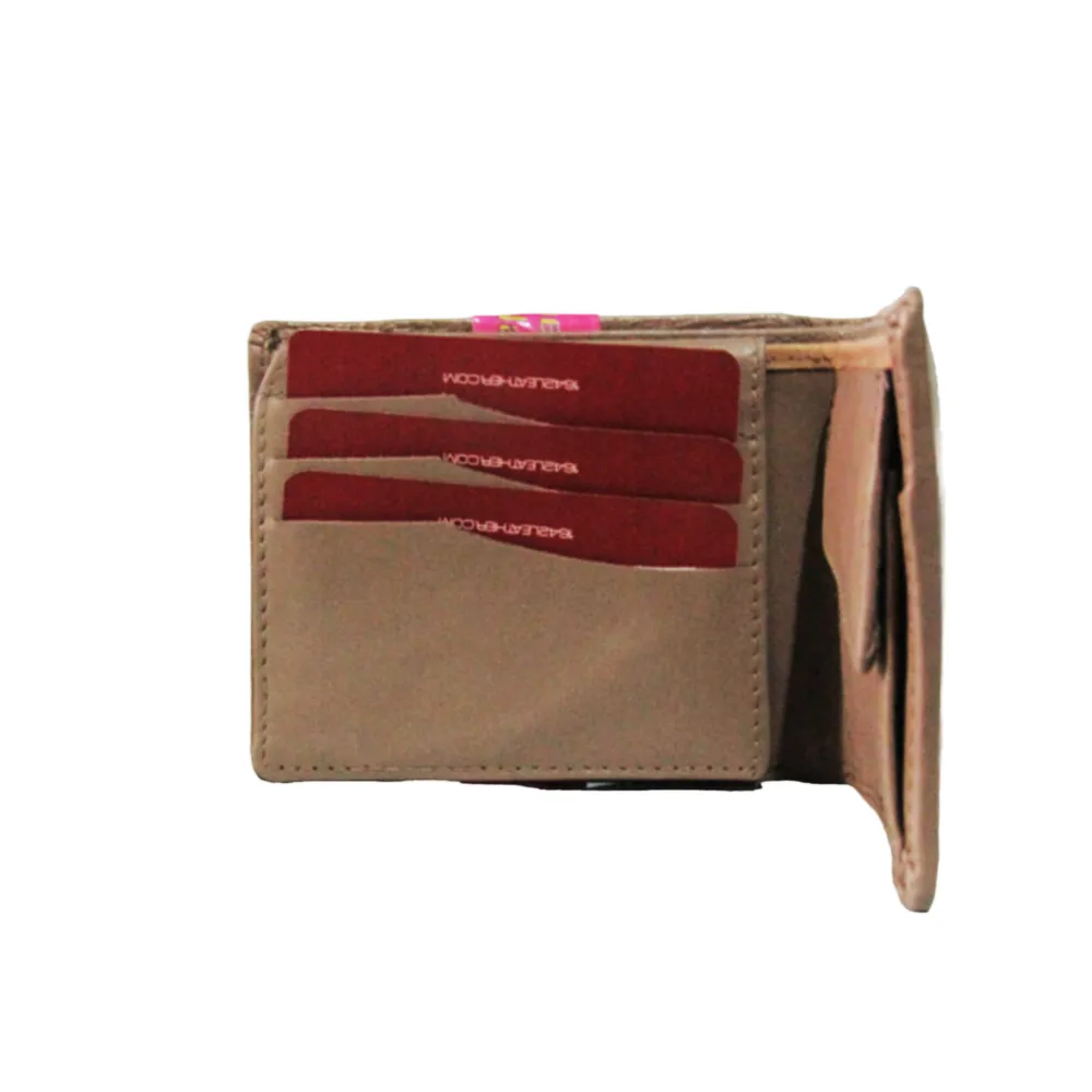 Pielex Cream Leather Wallet (Luxurious)