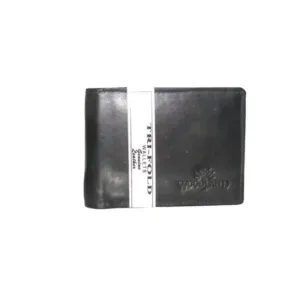 WOODLEND GENUINE LEATHER WALLET (7 Card Slots Black)