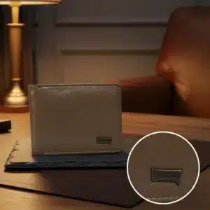 Pielex Cream Leather Wallet (Luxurious)